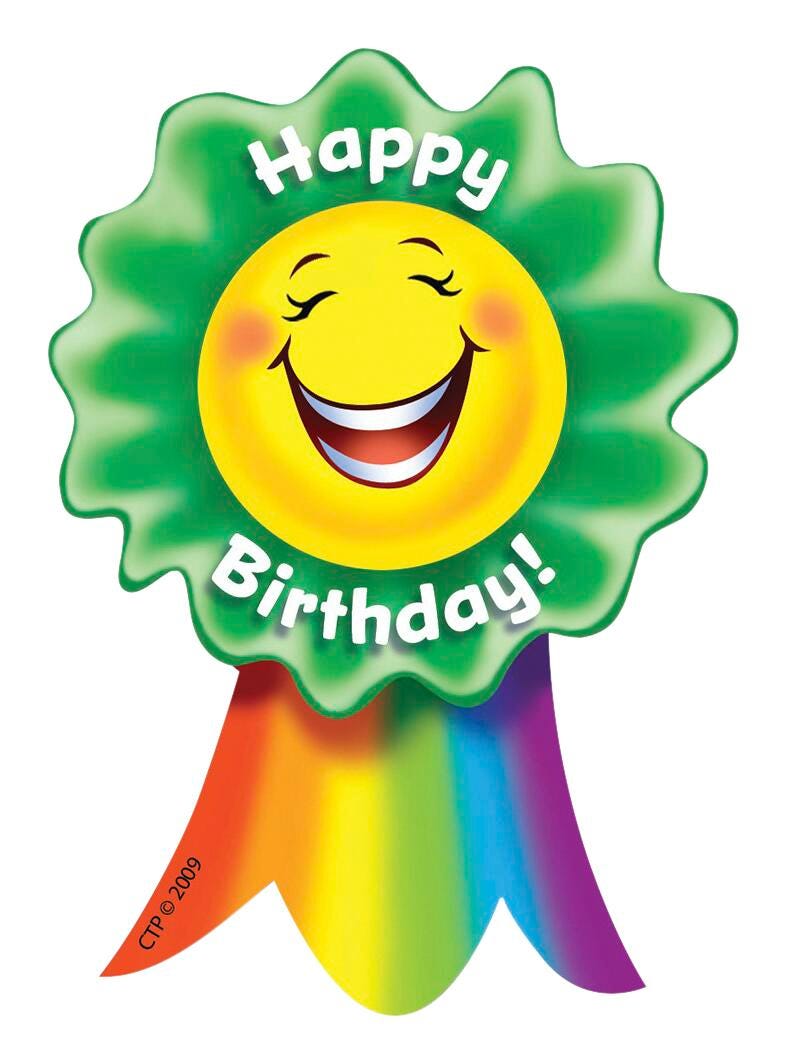 Creative Teaching Press Happy Birthday Smiling Ribbon Rewards, Item Number 357181